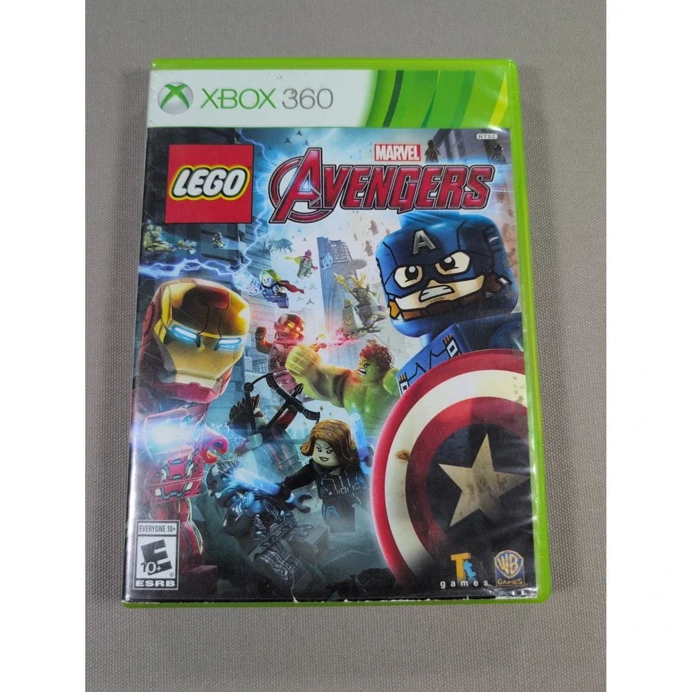 WB Games LEGO Marvel's Avengers Xbox 360 Video Game No Manual Tested